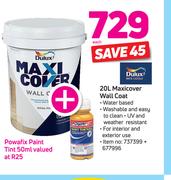 Dulux 20L Maxicover Wall Coat