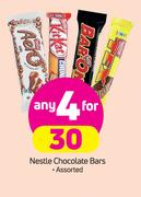 Nestle Chocolate Bars-For Any 4