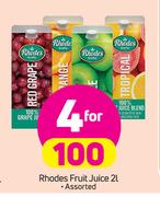 Rhodes Fruit Juice-4x2Ltr