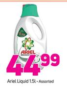Ariel Liquid Assorted-1.5 Ltr