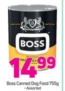 Boss Canned Dog Food-755g