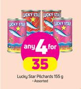 Lucky Star Pilchards Assorted-4x155g