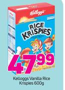 Kelloggs Vanilla Rice Krispies-600g