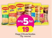 Maggi 2 Minute Noodles-5x73g