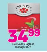 Five Roses Tagless Teabags 100’s