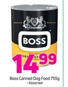Boss Canned Dog Food-755g