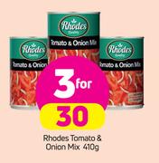 Rhodes Tomato & Onion Mix-3x410g