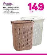 Formosa Knit Laundry Basket-Each