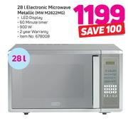Defy 28Ltr Electronic Microwave Metallic MW M2822MG
