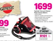 Genesis Cylinder Vacuum Cleaner Multi Vortex 80Gmv