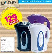 Logik 1.7Ltr Cordless Kettle Black RSH-441668-018-Each