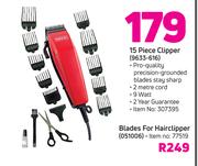 Wahl 15 Piece Clipper 9633-616