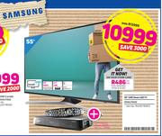 Samsung 55" UHD Smart LED TV 55MU7000 With Free DSTV Explora