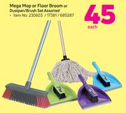 Addis Mega Mop Or Floor Broom Or Dustpan/Brush Set-Assorted-Each