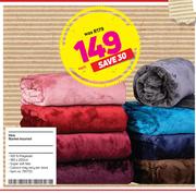 Always Home Mink Blanket Assorted-180 x 200cm Each