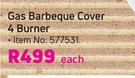 Megamaster Gas Barbeque Cover 4 Burner-Each