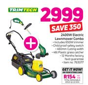 Trimtech 2400W Electric Lawnmower Combo