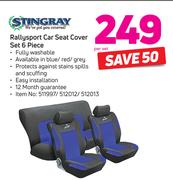 Stingray Rallysport Car Seat Cover Set 6 Piece-Per Set