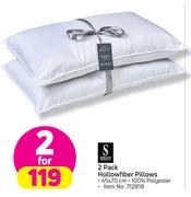 Sheraton 2 Pack Hollowfiber Pillows 45x70cm-For 2