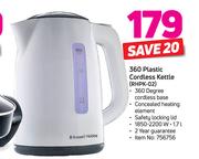 Russell Hobbs 360 Plastic Cordless Kettle RHPK-02
