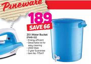 Pineware 20Ltr Water Bucket PWB-02