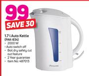 Pineware 1.7Ltr Auto Kettle PAK-834