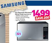 Samsung 32Ltr Electronic Microwave Mirror Finish ME0113M1 XF