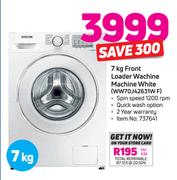 Samsung 7kg Front Loader Washing Machine White WW70J42631W F