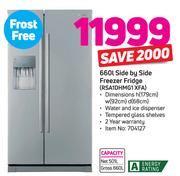 Samsung 660Ltr Side By Side Freezer Fridge RSA1DHMG1 XFA