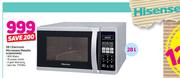 Hisense 28Ltr Eloctronic Microwave Metallic H28MOMME