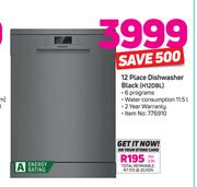 hisense h12dbl 12 place dishwasher