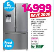 Hisense 720Ltr French Door Fridge Metallic H720FS-WD