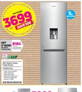 Hisense 299Ltr Bottom Freezer Fridge Metallic H299BME WD-Each