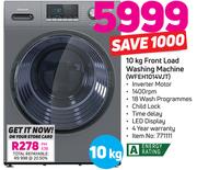 Hisense 10 kg Front Load Washing Machine WFEH1014VJT