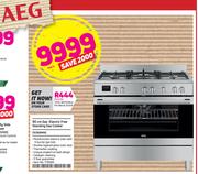 AEG 90cm Gas Electric Free Standing Gas Cooker 10369MN-Each