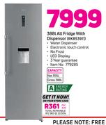 AEG 388Ltr All Fridge With Dispenser RKB53911