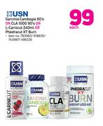 USN Garcinia Cambogia 90's Or CLA 1000 90's Or L-Carnicut 240ml Or Phedracut XT Burn-Each 
