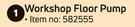 Workshop Floor Pump-Each