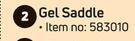 Gel Saddle-Each