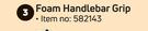 Foam Handlebar Grip-Each
