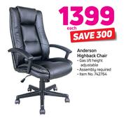 Anderson Highback Chair-Each