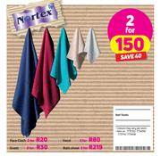 Nortex Bath Towels-For 2