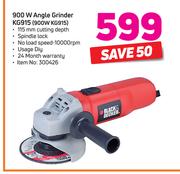 Black & Decker 900W Angle Grinder KG915 900W KG915