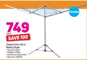 Home Quip Tripod 4 Arm 40m Rotary Dryer