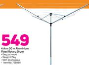 Home Quip 4 Arm 50m Aluminium Fixed Rotary Dryer