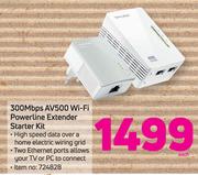 TP-Link 300Mbps AV500 WiFi Powerline Extender Starter Kit