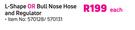 Alva L-Shape Or Bull Nose Hose And Regulator-Each