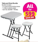 Table & Stool Bundle-For All 3