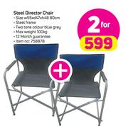 Steel Director Chair-For 2