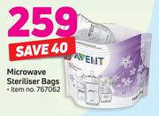 Avent Microwave Sterliser Bags-Each